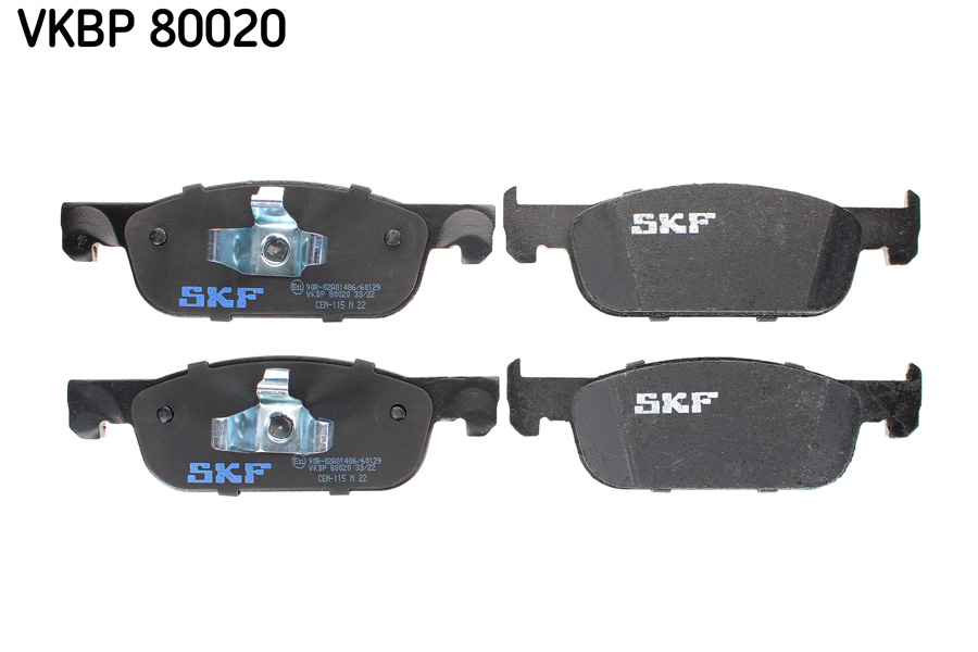 Placute frana SKF VKBP 80020